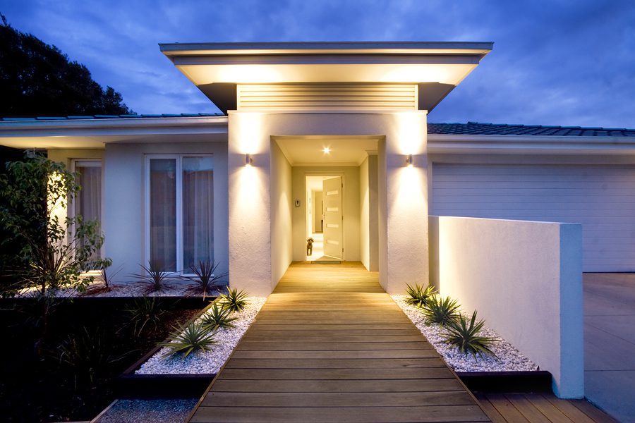 Image of lighting up a walkway