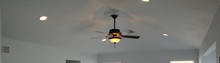 Ceiling Fan Installation & Repair 1 new ceiling fan installation